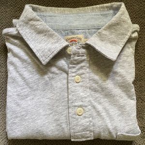 Faherty Brand Polo -NWOT - GRAY -